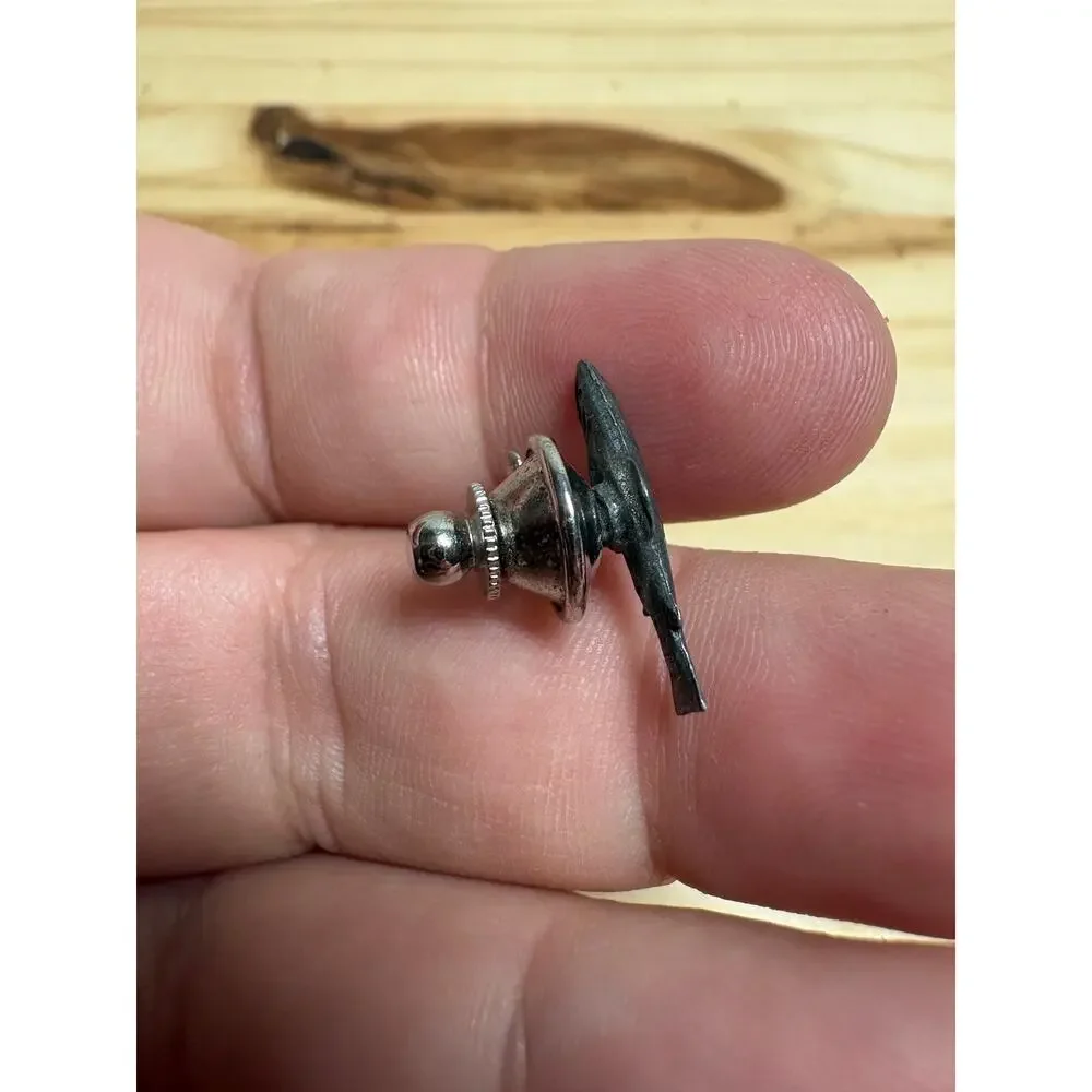 Sid Bell Vintage Salmon Fish Bass Pin Sterling Silver Tie Tack
